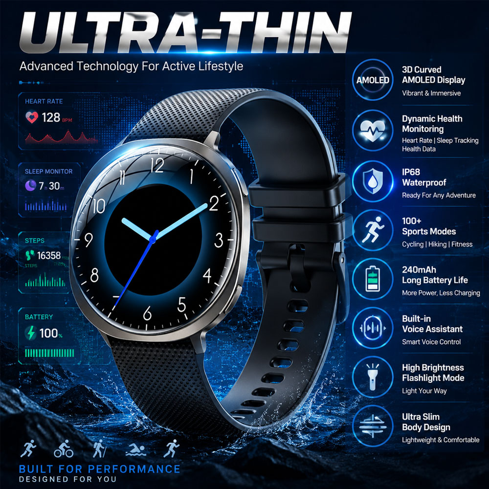 Smartwatch Health Watches For Women - New Smart Watch Tracking Fitness Voice
