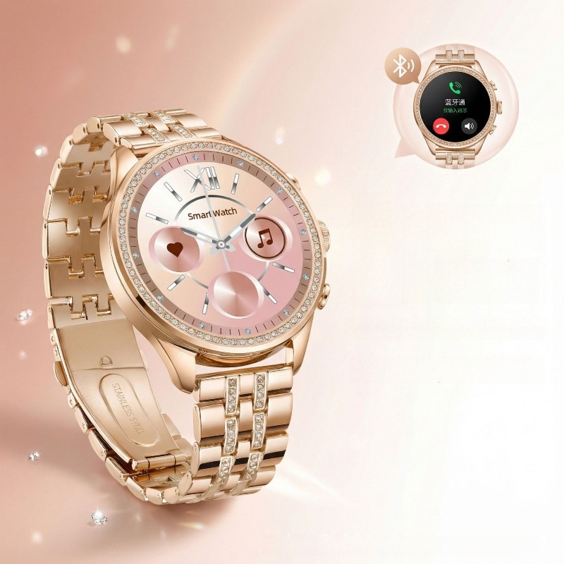 Smartwatch Health Watches For Women - Cross-Border Exclusive Supply for GEN9 Diamond-Encrusted