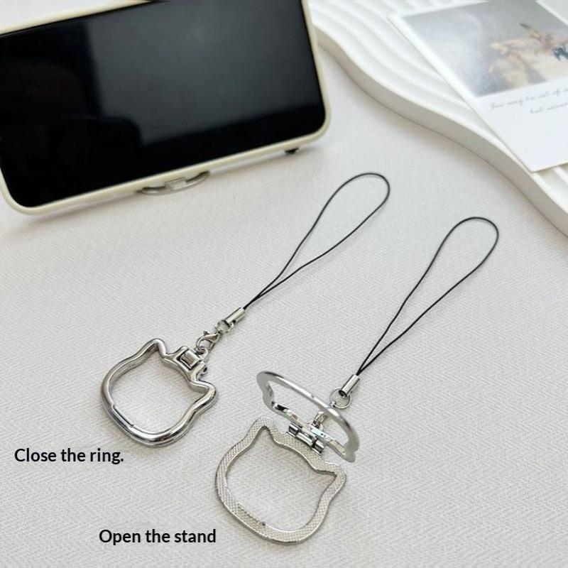 Cute Cat‑Shaped Alloy Phone La - Watches Original ulasan dan harga