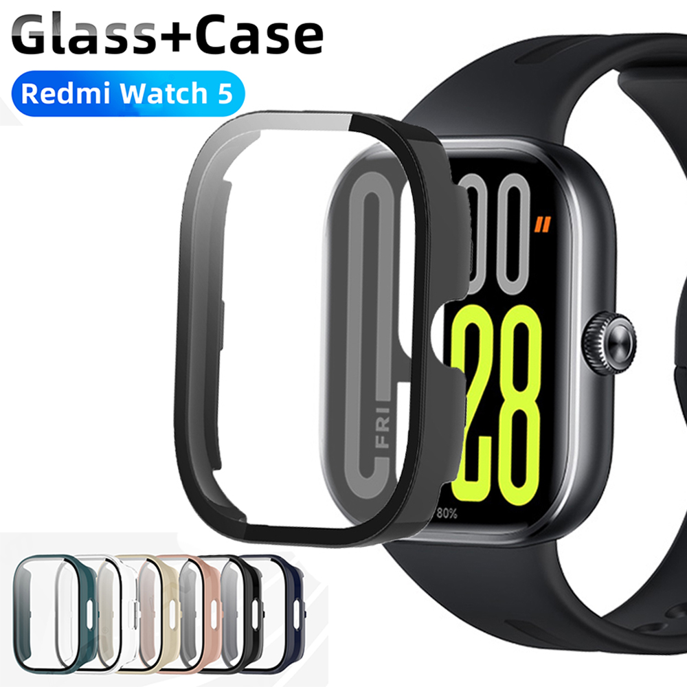Glass+Case For Redmi Watch 5 A - Smartwatch Redmi Watches ulasan dan harga