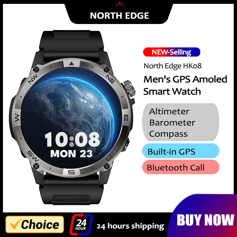 NORTH EDGE GPS Sports Smart Wa - Smartwatch Watches For Men With Gps ulasan dan harga
