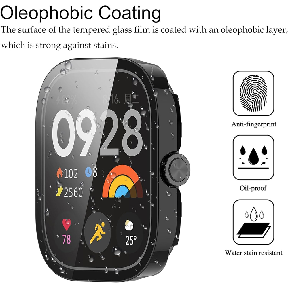 Tempered Glass+Case For Xiaomi - Smartwatch Redmi Watches ulasan dan harga
