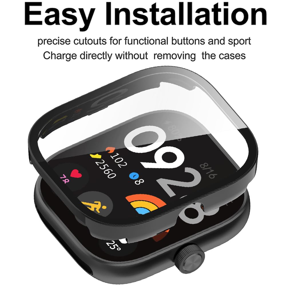 Tempered Glass+Case For Xiaomi - Smartwatch Redmi Watches ulasan dan harga