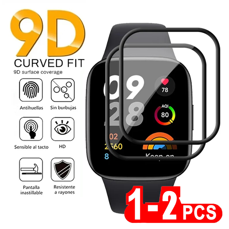 2 Pcs Tempered Glass for Redmi - Smartwatch Redmi Watches ulasan dan harga