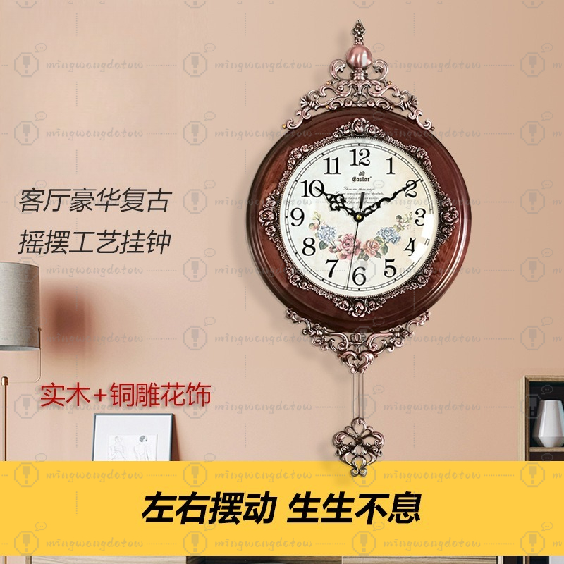 European Retro Iron & Wooden W - Watches Original ulasan dan harga