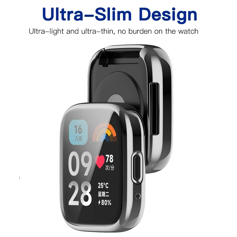 TPU Screen Protector Cover For - Smartwatch Redmi Watches ulasan dan harga
