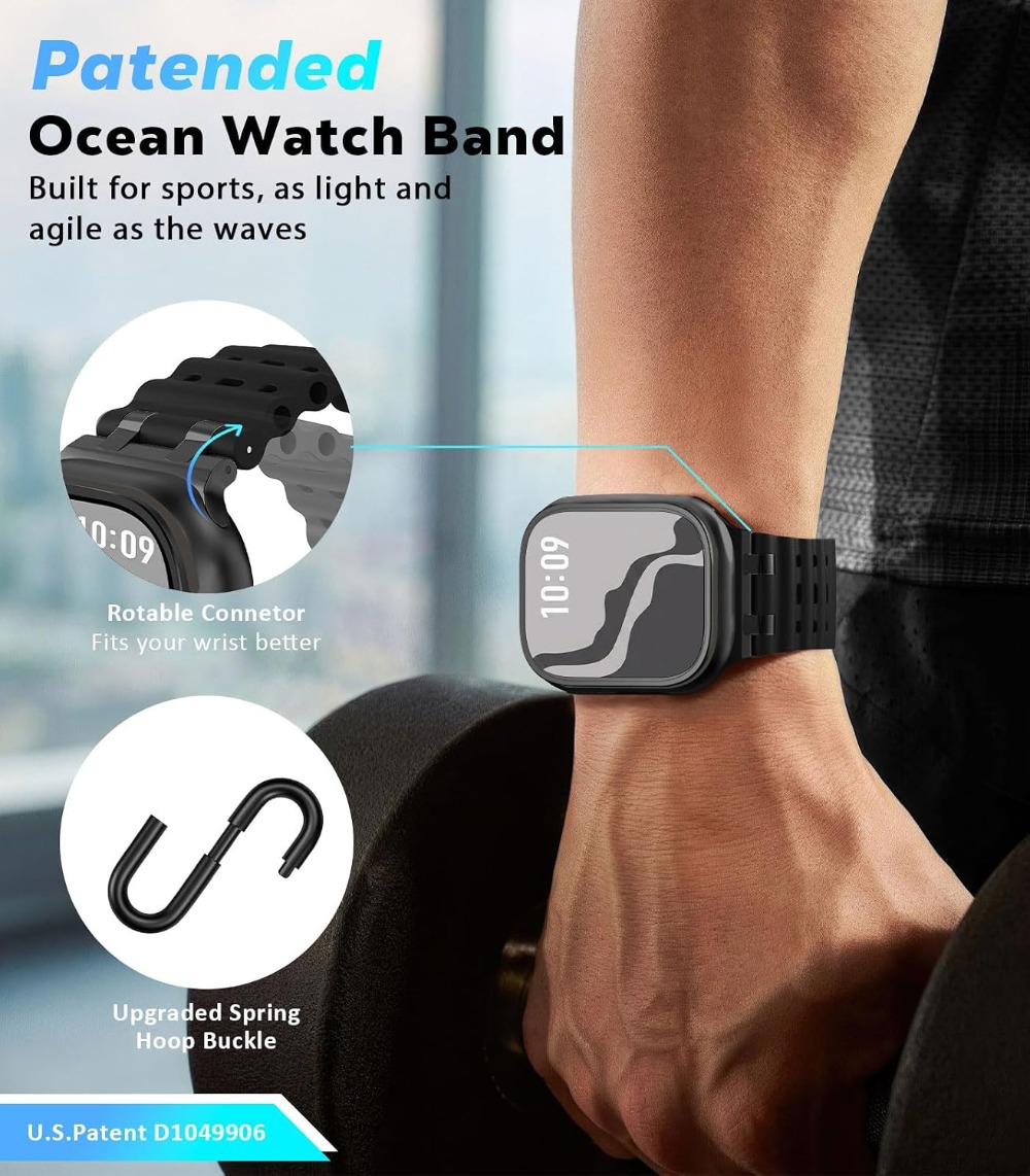 Upgraded Ocean Watch Band Comp - Apple Watch Band ulasan dan harga