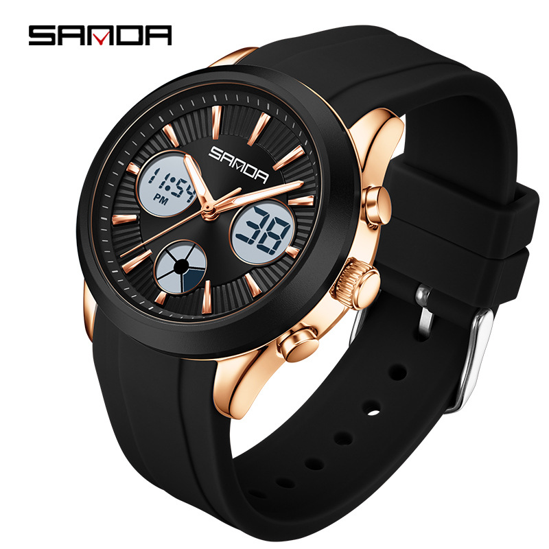 SANDA electronic watch luminou - Smartwatch Sports Watches For Women ulasan dan harga