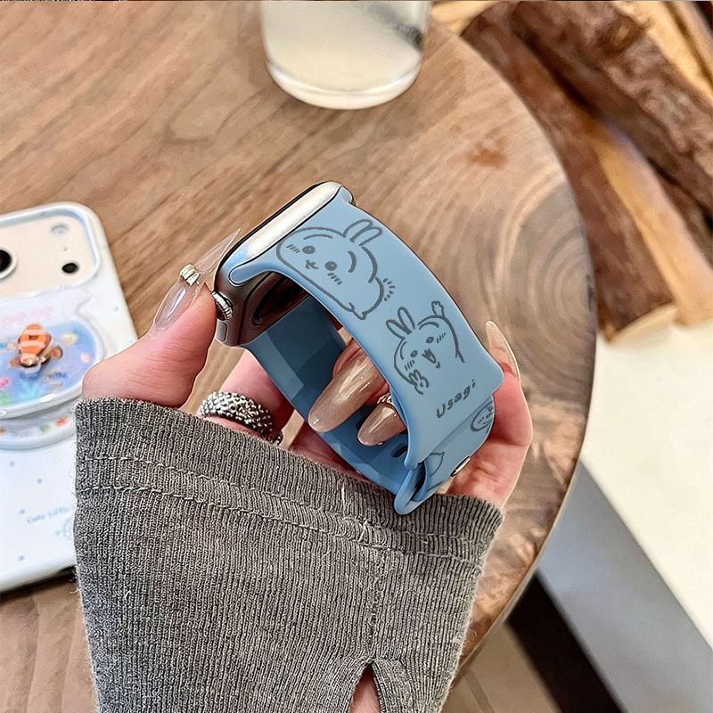 Anime Chiikawa Usagi Applicabl - Apple Watch Band ulasan dan harga