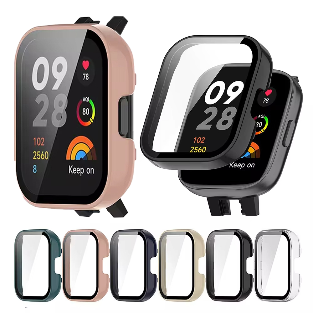 Tempered Glass+Protective Cove - Smartwatch Redmi Watches ulasan dan harga