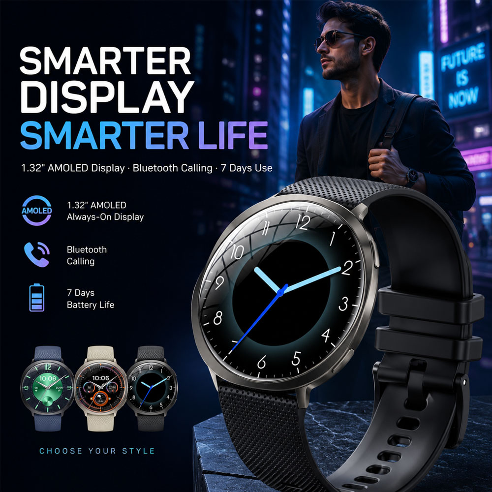 New M301 Smart Watch Round AMO - Smartwatch Health Watches For Women ulasan dan harga