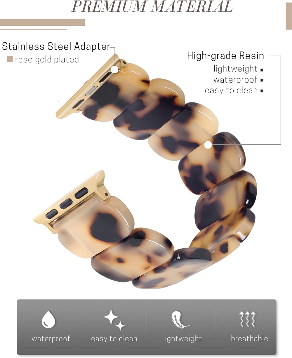 Heesch Tortoise Stretchy Watch - Apple Watch Band ulasan dan harga