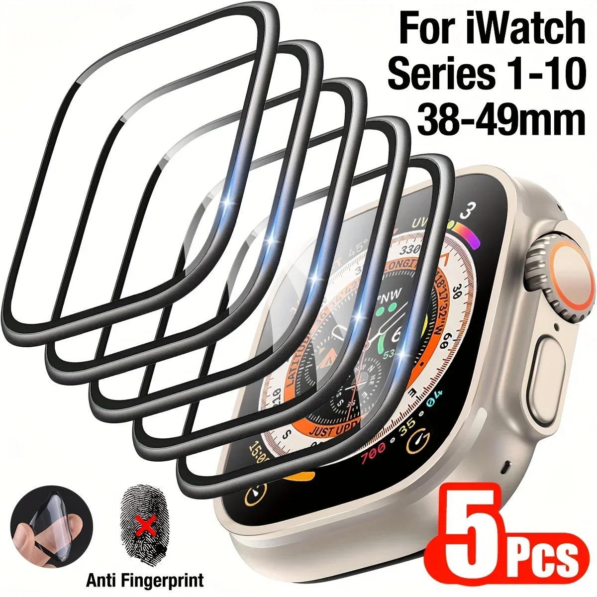 1-5pcs Anti-scratch Film For A - Apple Watch Band ulasan dan harga